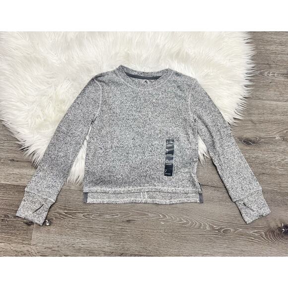 All in Motion Girls' Medium (8) Heather Gray Rayon Blend Cozy Lightweight LS Top - Picture 1 of 3